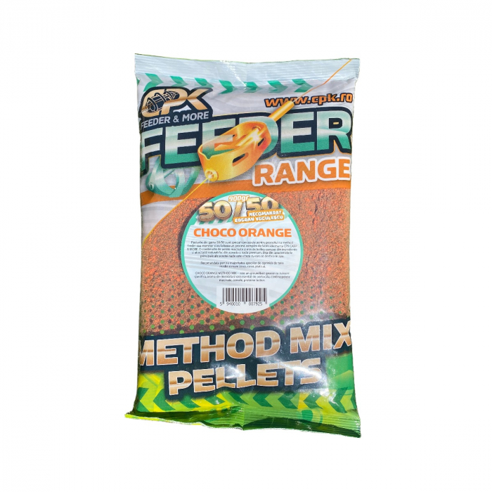 Nadă CPK Method Feeder 50/50 Ciocolată Orange 900g [1]