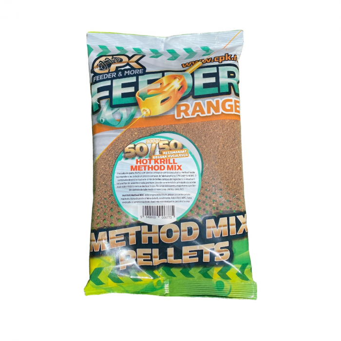 Nadă CPK Method Feeder 50/50 Hot Krill 900g [1]