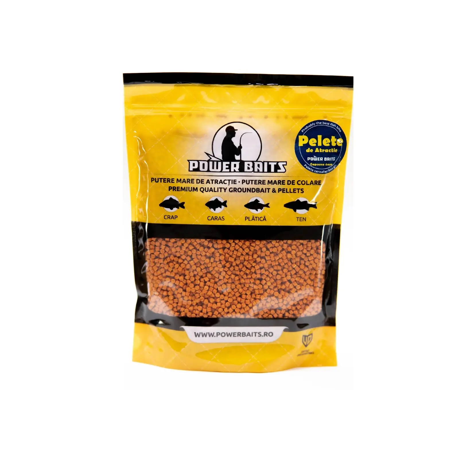 Pelete Power Baits 4mm Capsuna 800g [1]