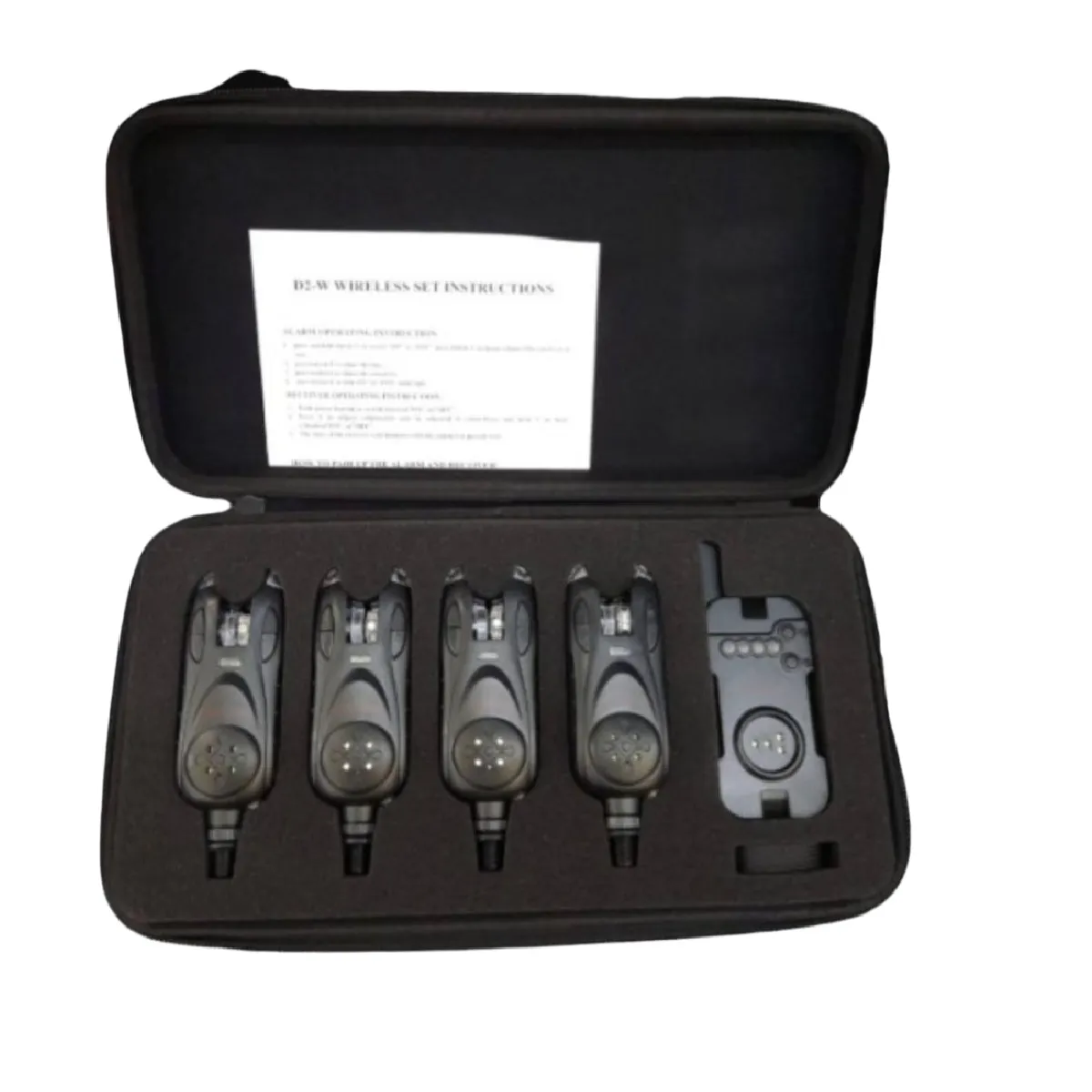 Set 4 avertizori cu stație Wind Blade D2-W 4+1 cu lumină de veghe [1]