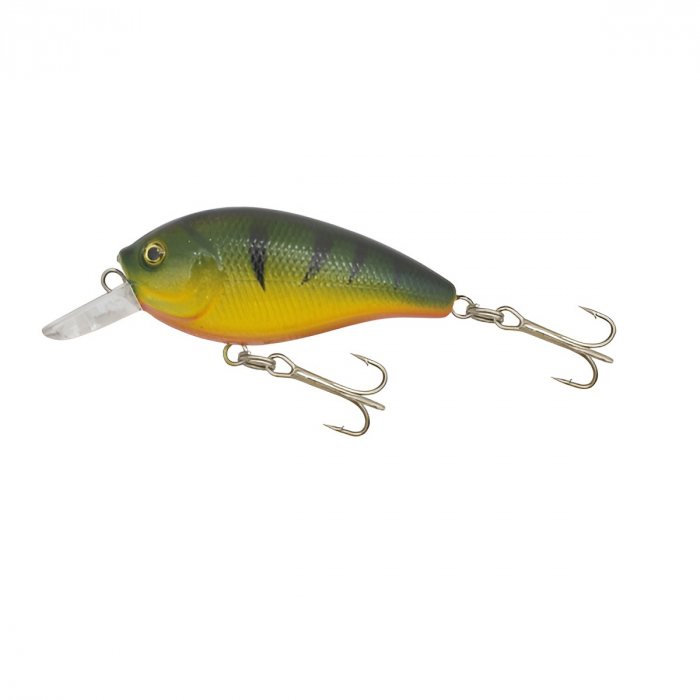 Vobler Kamasaki Fat 6cm Verde Închis Galben Plutitor [1]
