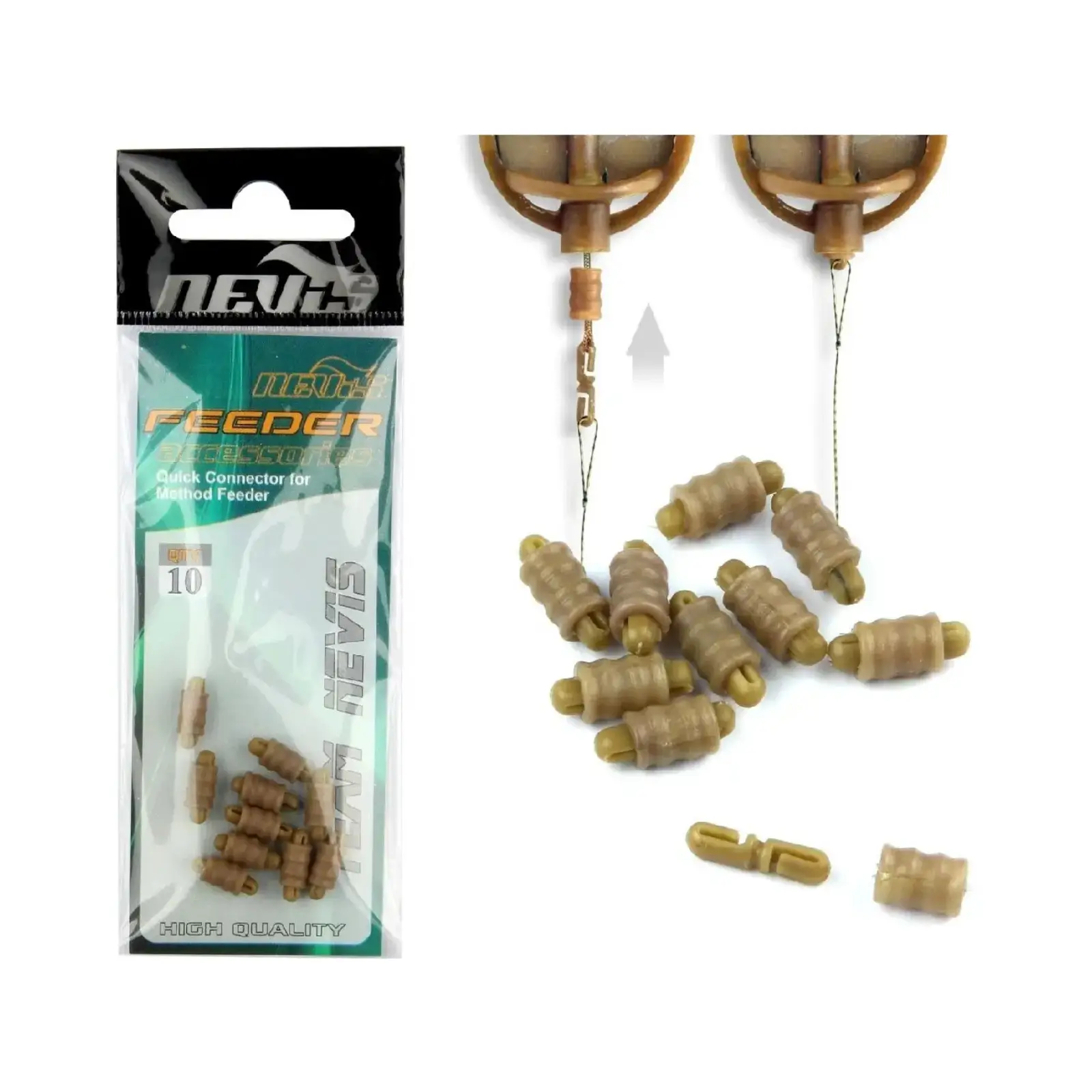 Agrafă Rapidă Method Carp Academy L – 10 buc/plic