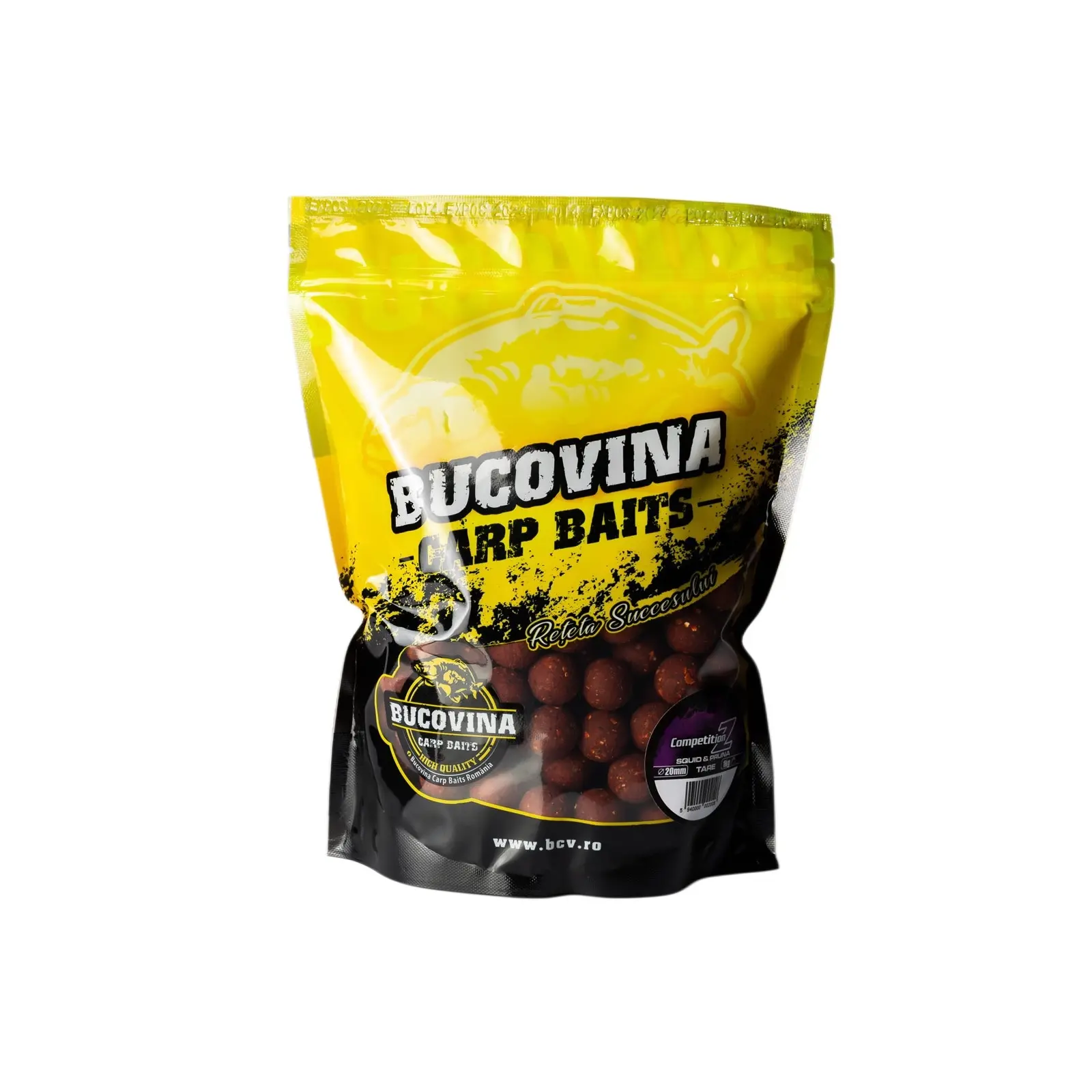 Boilies de Nadit - Boilies Bucovina Competition Z Squid & Pruna Tare 24mm 1kg
