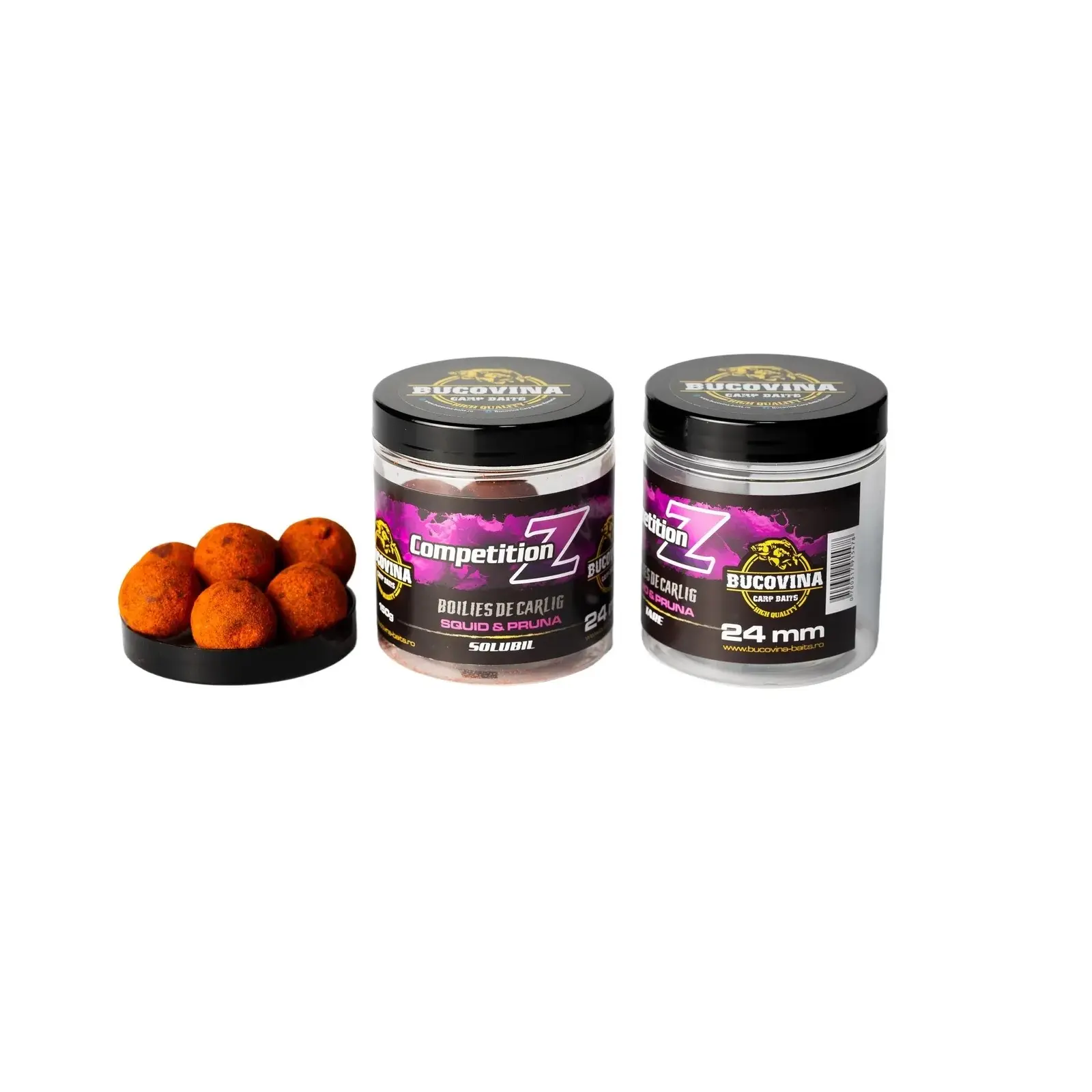 Boilies Carlig - Boilies Bucovina Z Tare Glazurate 24mm 150g – Squid & Pruna
