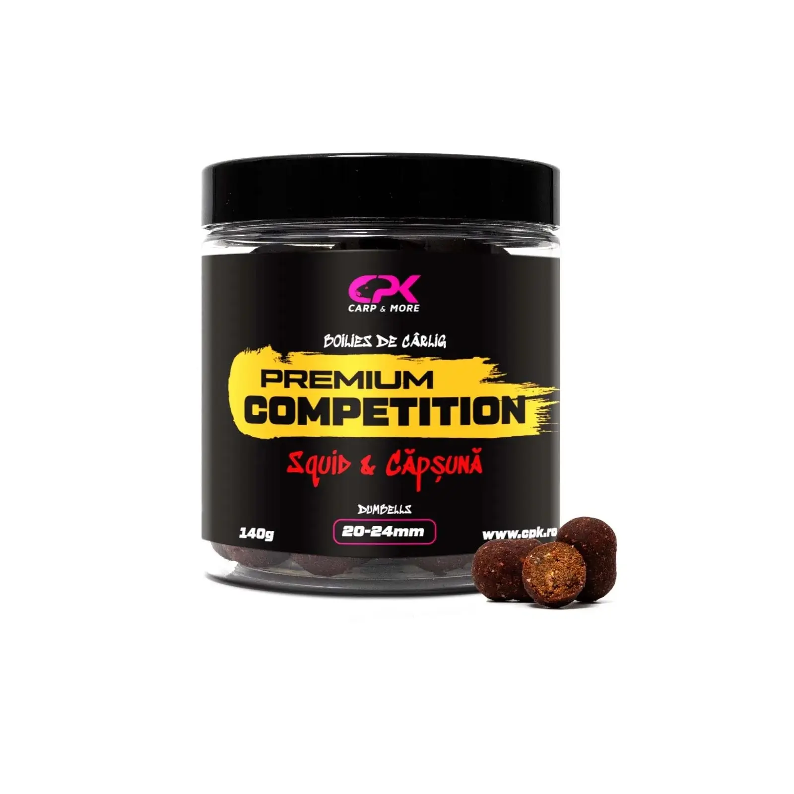 Boilies Carlig - Boilies Carlig OS Competition Squid & Capsuna 20/24mm 140g Dumbells