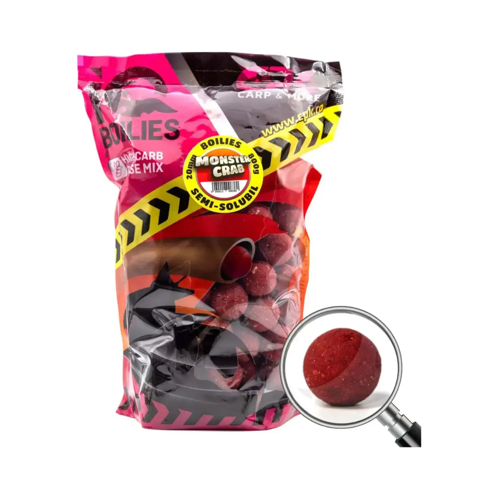 Boilies de Nădit - Boilies CPK IQ Semi-Solubil Monster Crab 20mm 800g