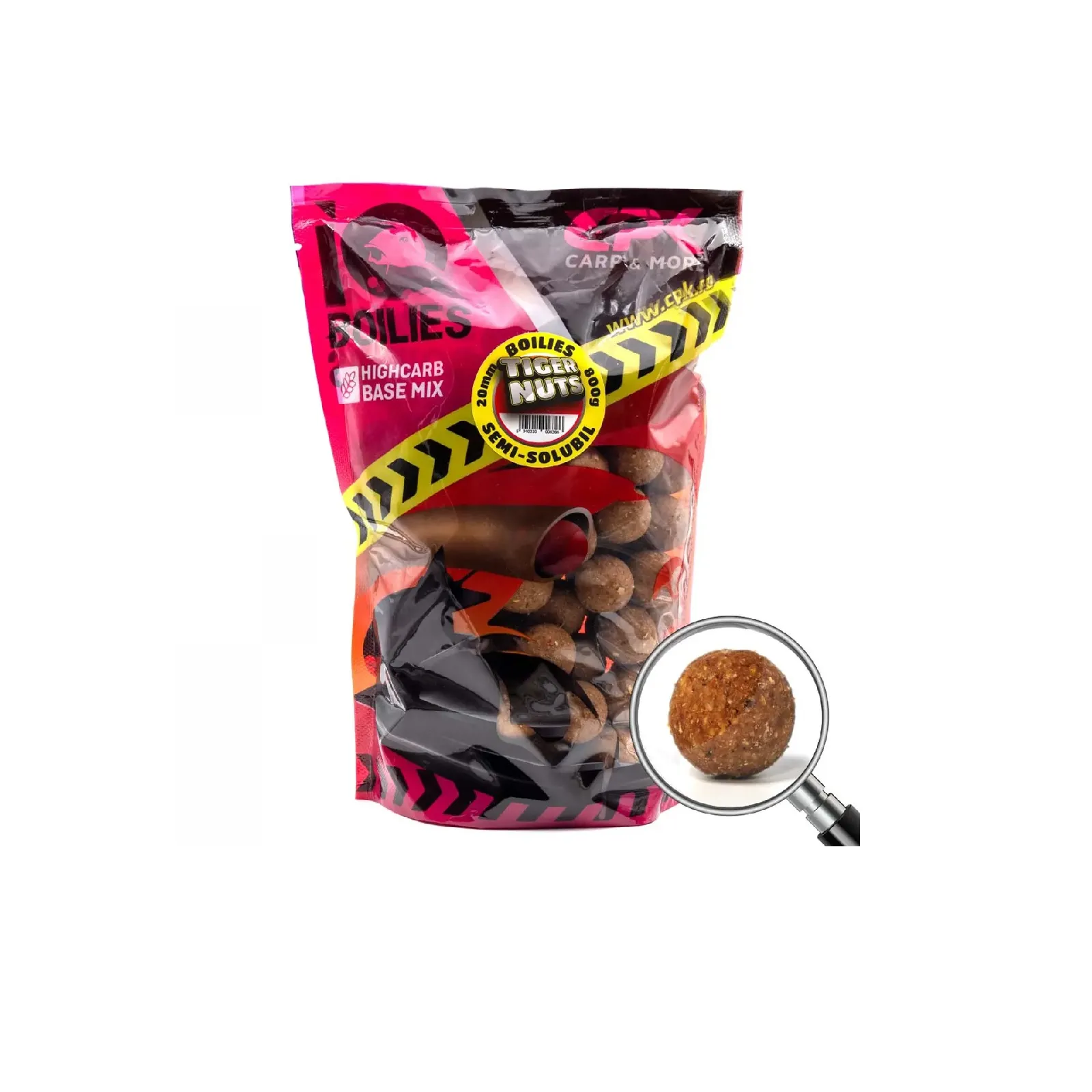 Boilies de Nadit - Boilies CPK IQ Semi-solubile Tiger Nuts 20mm 800g