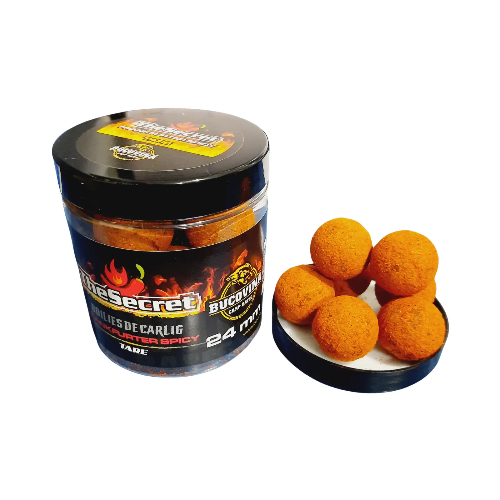 Boilies de Cârlig - Boilies de Cârlig Bucovina Baits Glazurate 16-24mm 150g