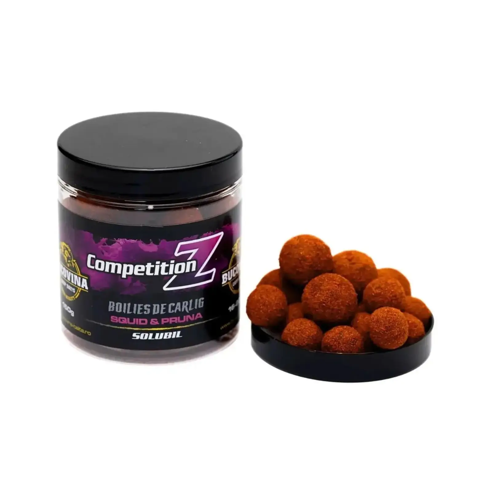 Boilies de Cârlig - Boilies de cârlig Bucovina Baits Tare Z Squid Prună 16-20MM 150g