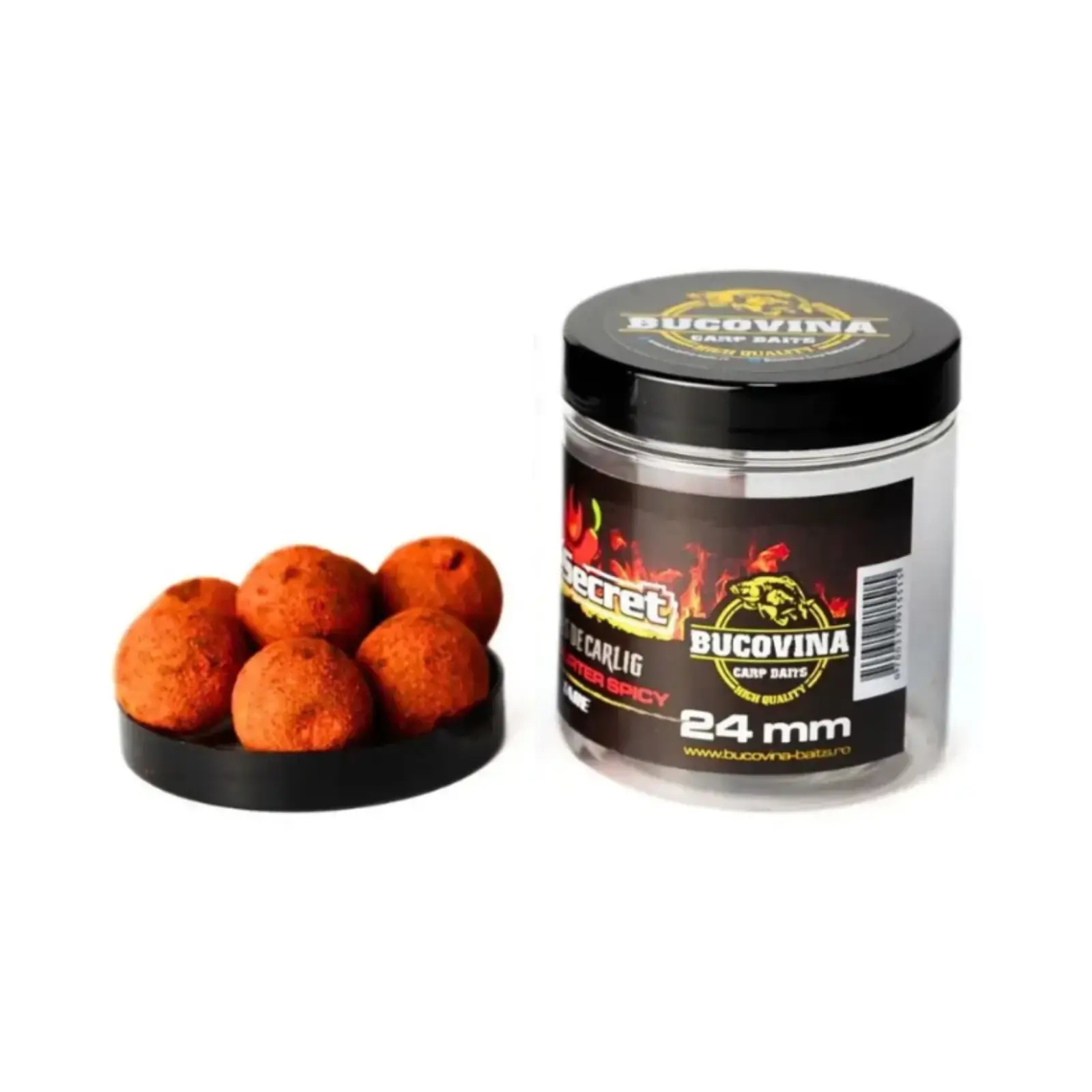 Boilies de Cârlig - Boilies de cârlig Tare Bucovina Baits The Secret Frankfurter Spicy 24mm
