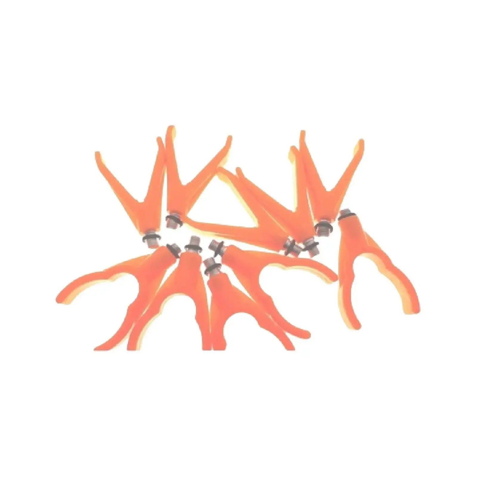 PESCUIT LA CRAP - Cap suport lansete Hakuyo portocaliu față spate