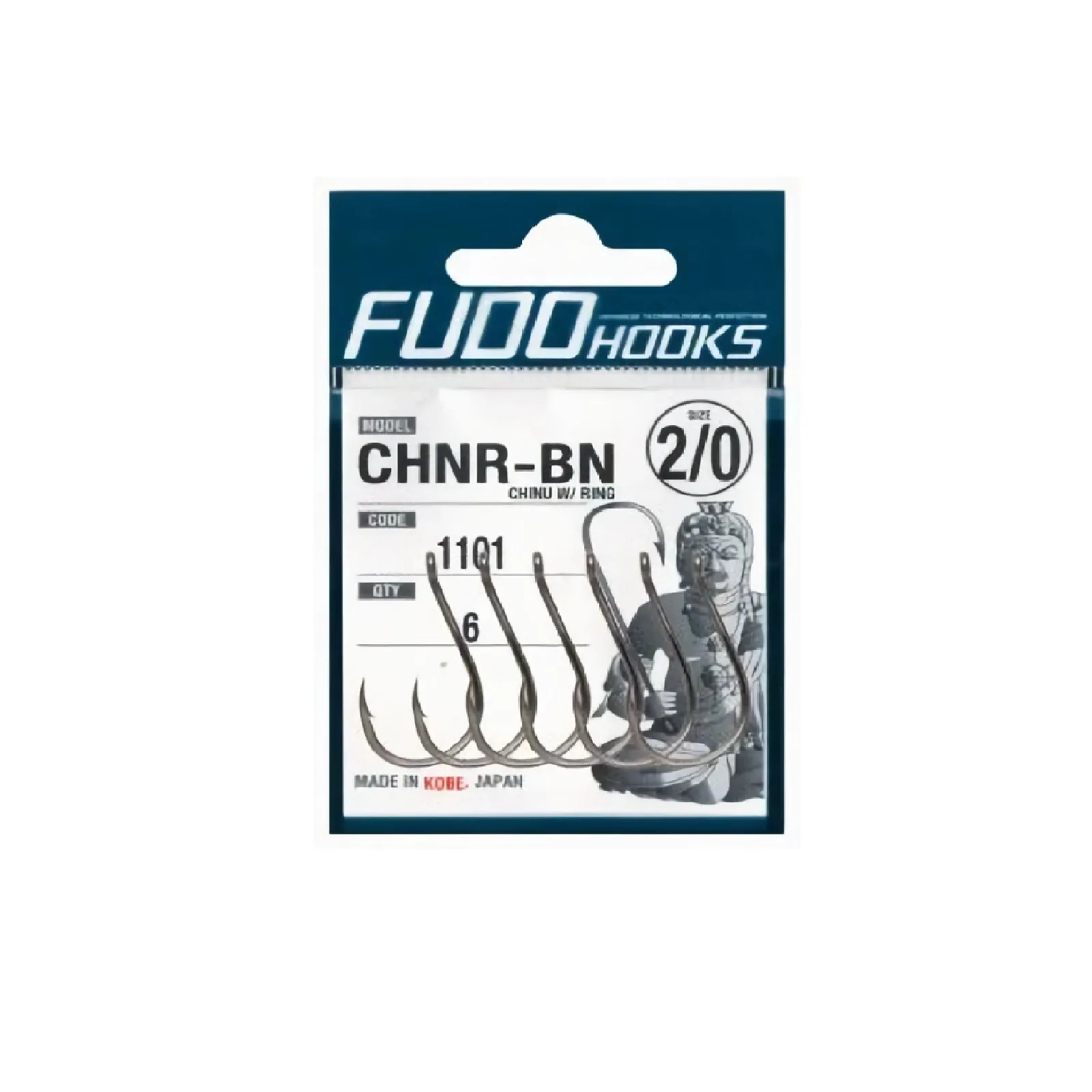 Carlige Crap - Carlige Fudo Chinu With Ring BN-1101 Nr.5 – 15buc