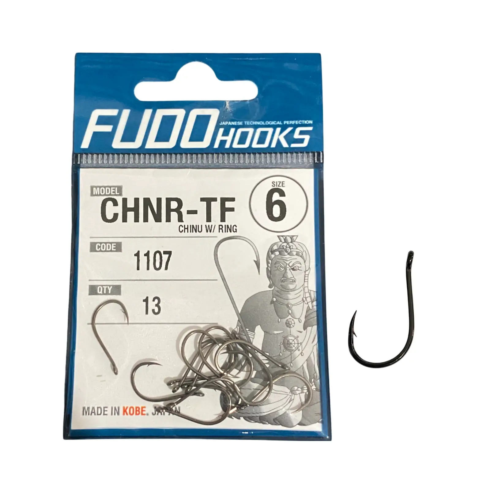 Cârlige crap - Cârlige Fudo Chinu With Ring TF-1107 Nr. 6 13buc