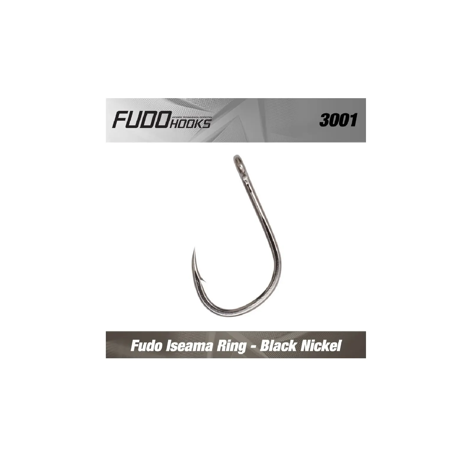 Carlige Fudo Iseama With Ring BN-3001 Nr.4 Black Nickel – 13buc/plic