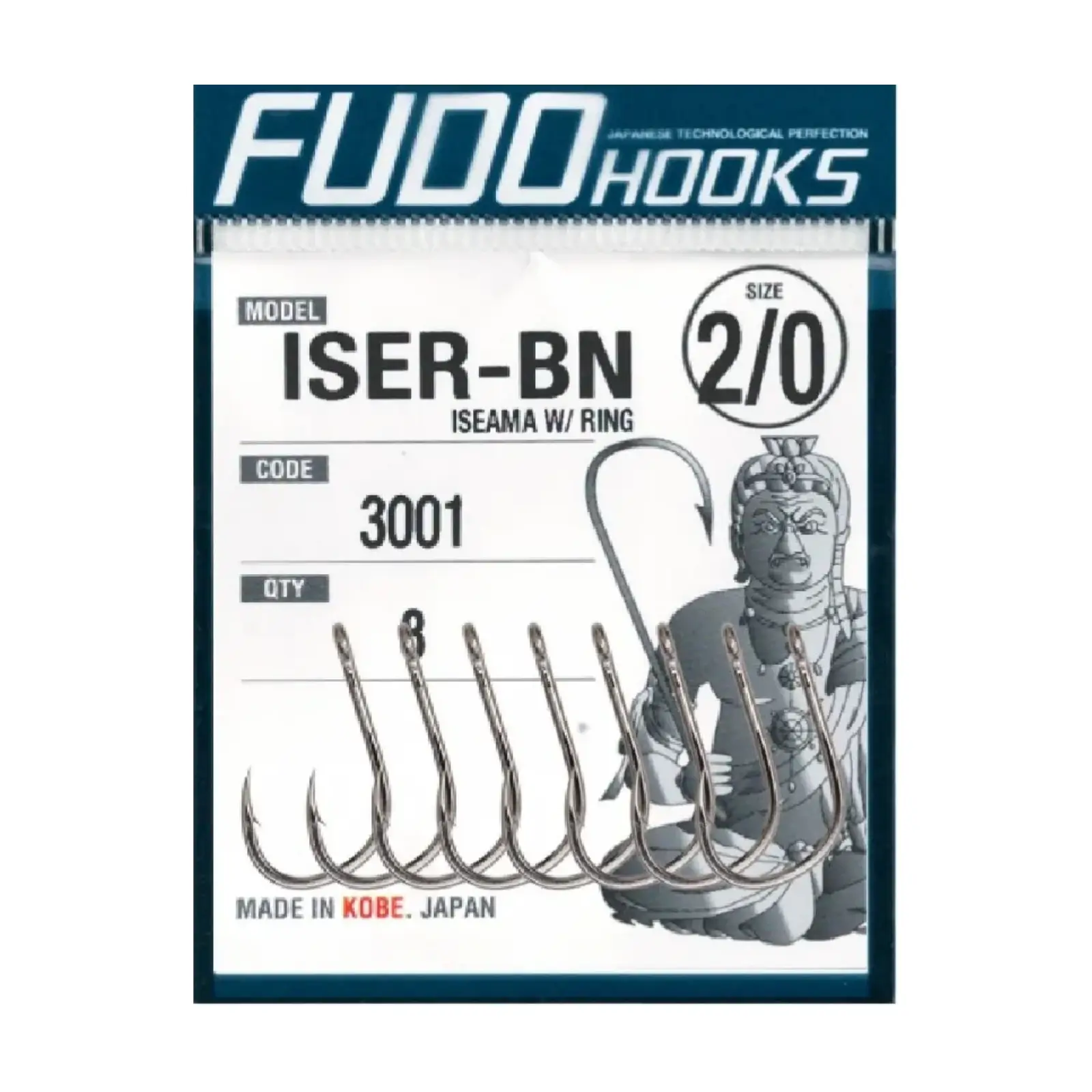 Cârlige Fudo Iseama With Ring BN-3001 Nr.3 12buc