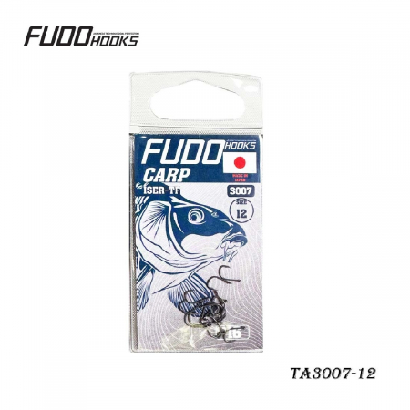Carlige Stationar & Feeder - Carlige Fudo Iseama With Ring Teflonate TA-3007 Nr.12 16buc/plic