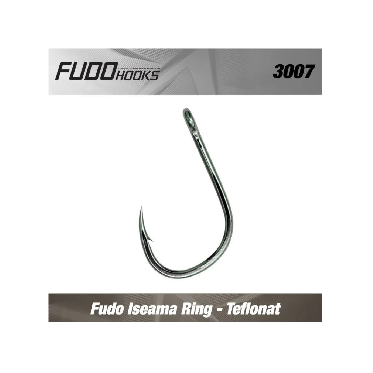 Carlige Crap - Carlige Fudo Iseama With Ring Teflonate TF-3007 Nr.3, 14buc
