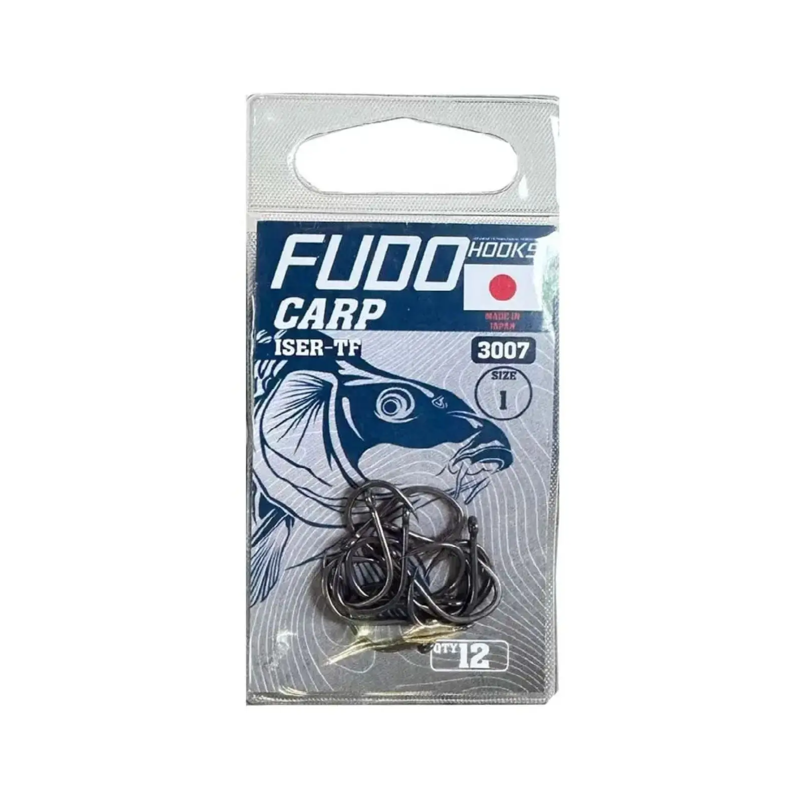 Carlige Fudo Iseama With Ring Teflonate TF-3007 Nr.1 12buc/plic