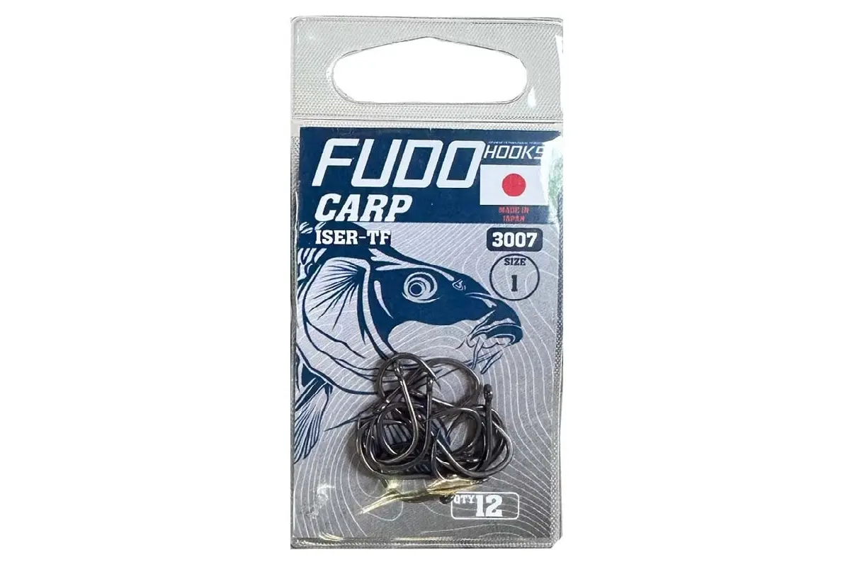 Carlige Crap - Carlige Fudo Iseama With Ring Teflonate TF-3007 Nr.1 12buc/plic