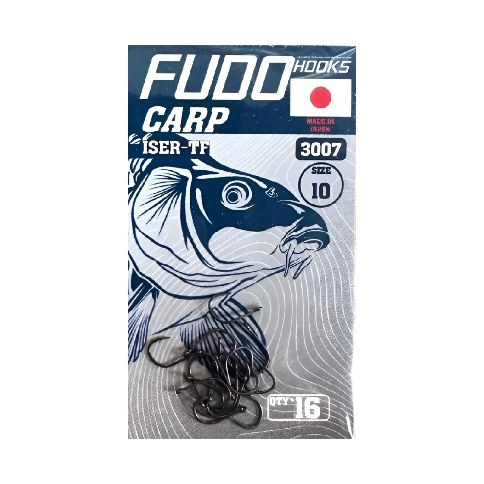 Cârlige Feeder & Staționar - Cârlige Fudo Iseama With Ring Teflonate TF-3007 nr. 10 – 16 buc