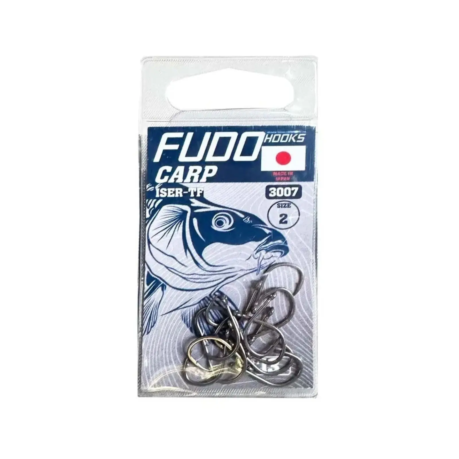 CÂRLIGE CRAP - Cârlige Fudo Iseama With Ring Teflonate TF-3007 Nr.2 13buc