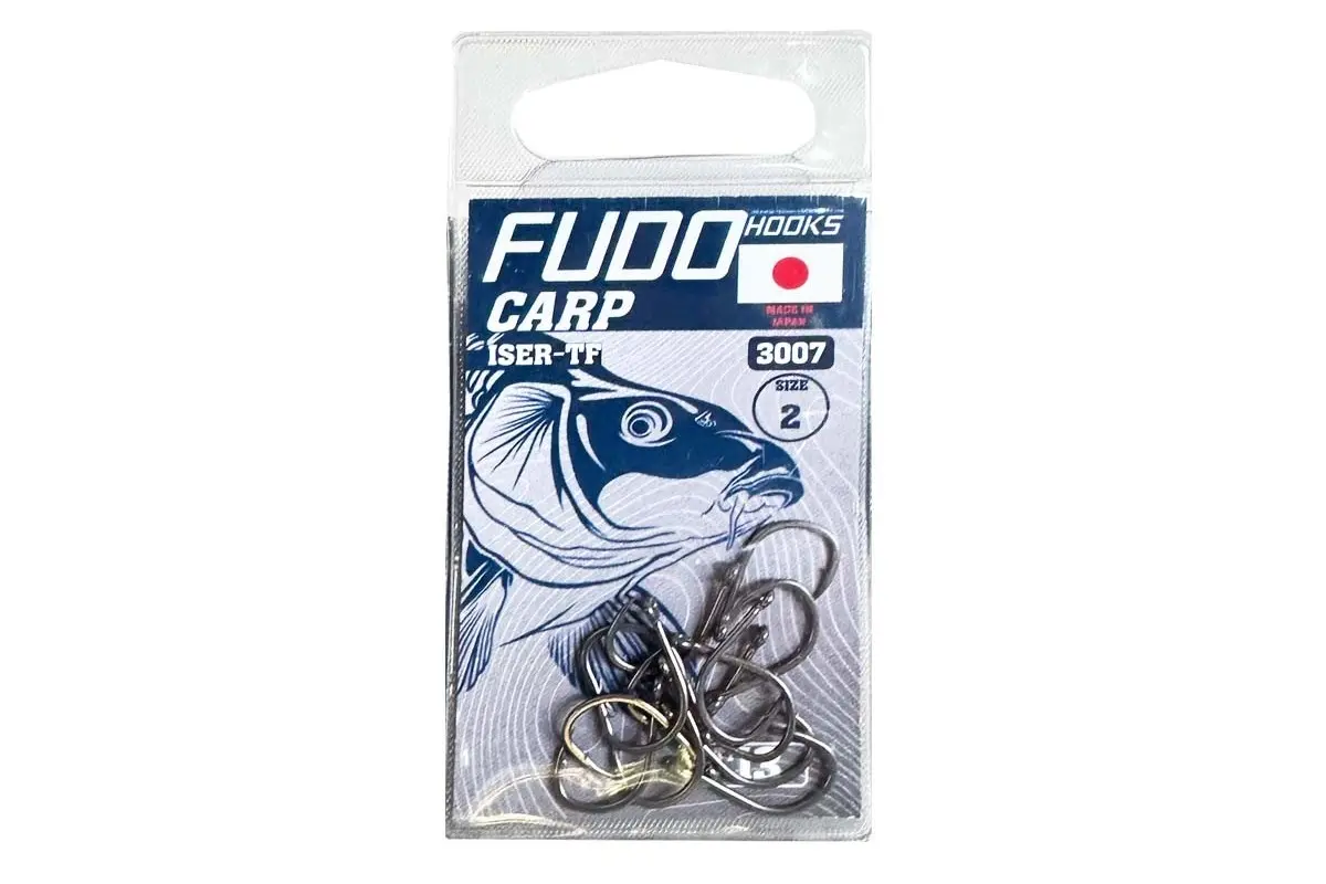 Carlige Crap - Carlige Fudo Iseama With Ring Teflonate TF-3007 Nr.2, 13buc/plic