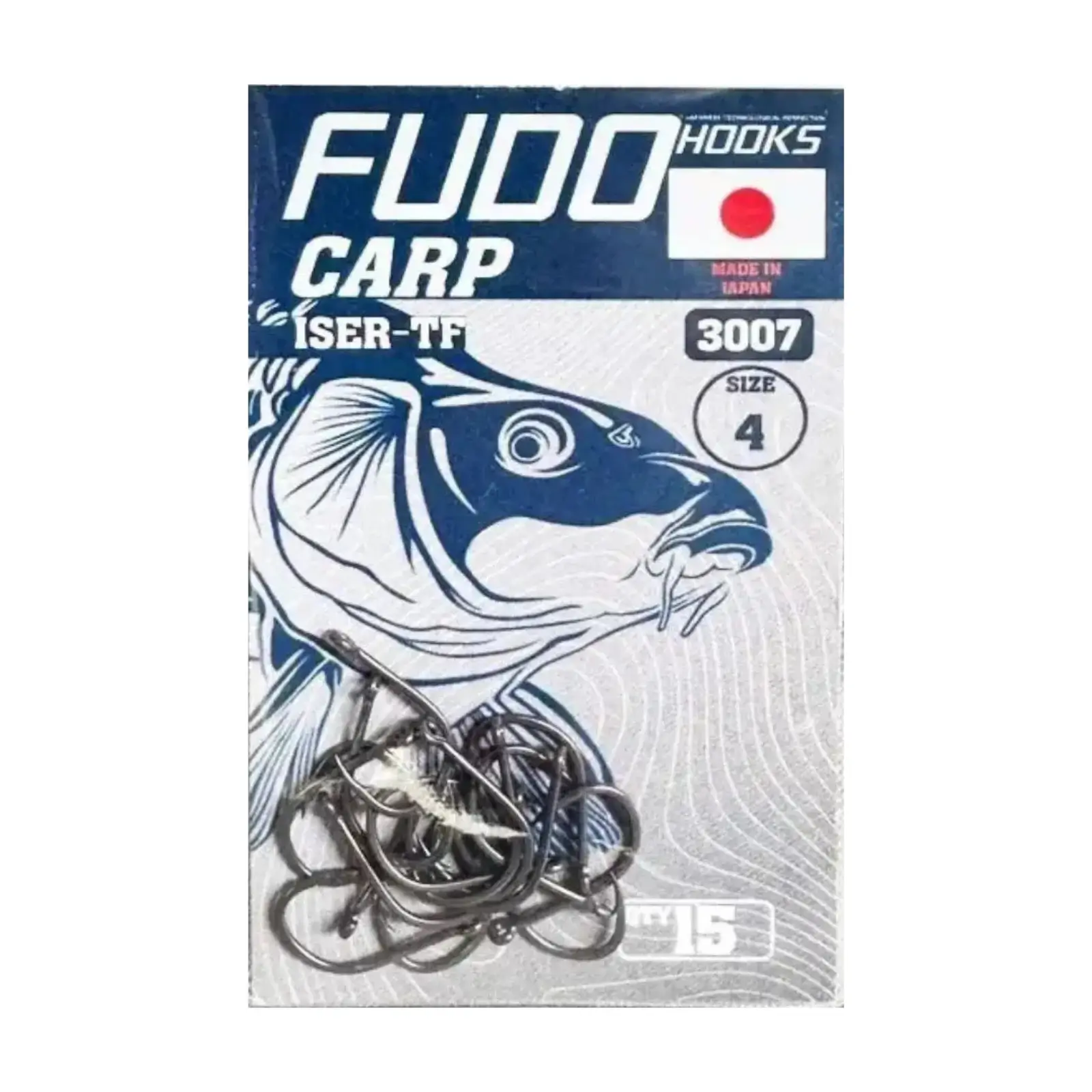 Cârlige Fudo Iseama With Ring Teflonate TF-3007 Nr.4 -15buc