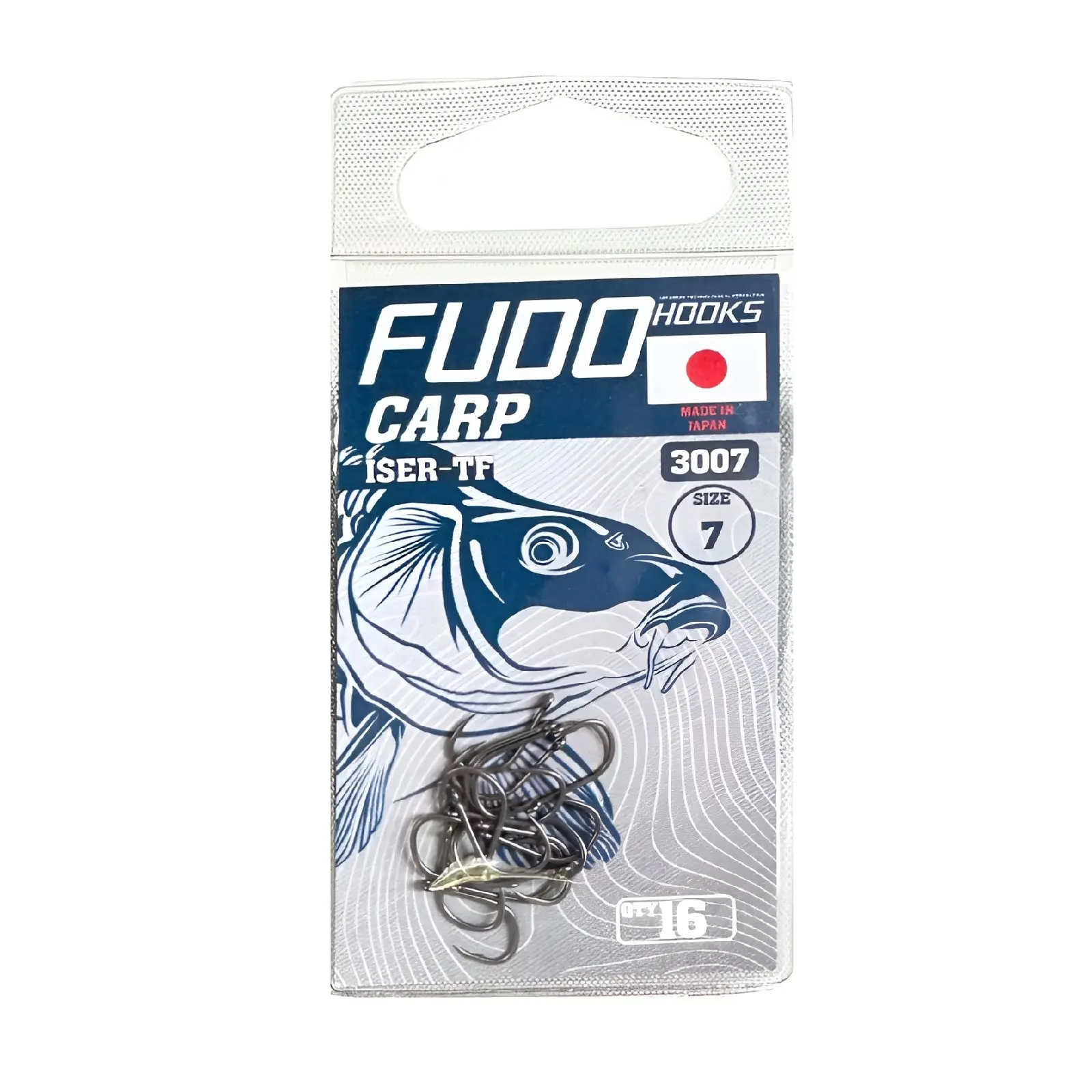 Carlige Stationar & Feeder - Carlige Fudo Iseama With Ring Teflonate TF-3007 Nr.7 16buc/plic