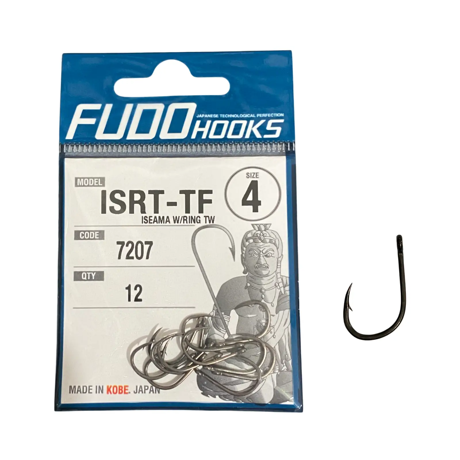 Cârlige crap - Cârlige Fudo Iseama With Ring TF-7207 nr. 4 12buc