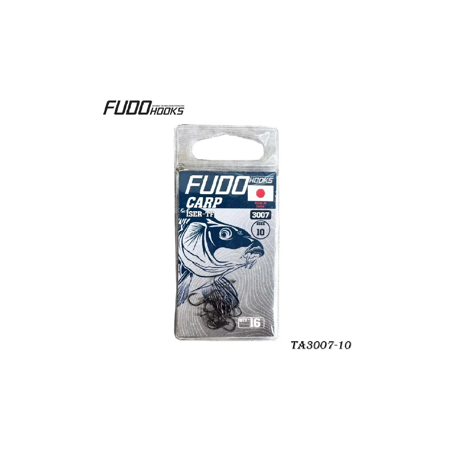 PESCUIT-STATIONAR-FEEDER - Carlige Fudo Iseama With Ring TF-TA3007 nr.10 16buc/plic