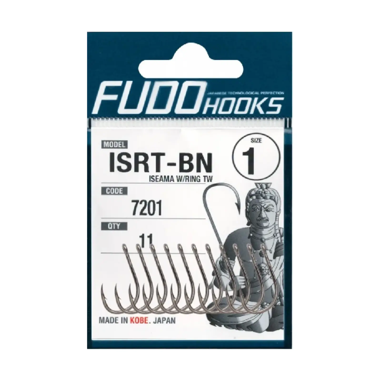 CÂRLIGE CRAP - Cârlige Fudo Iseama With Ring TW BN-7201 Nr. 2 Black Nickel