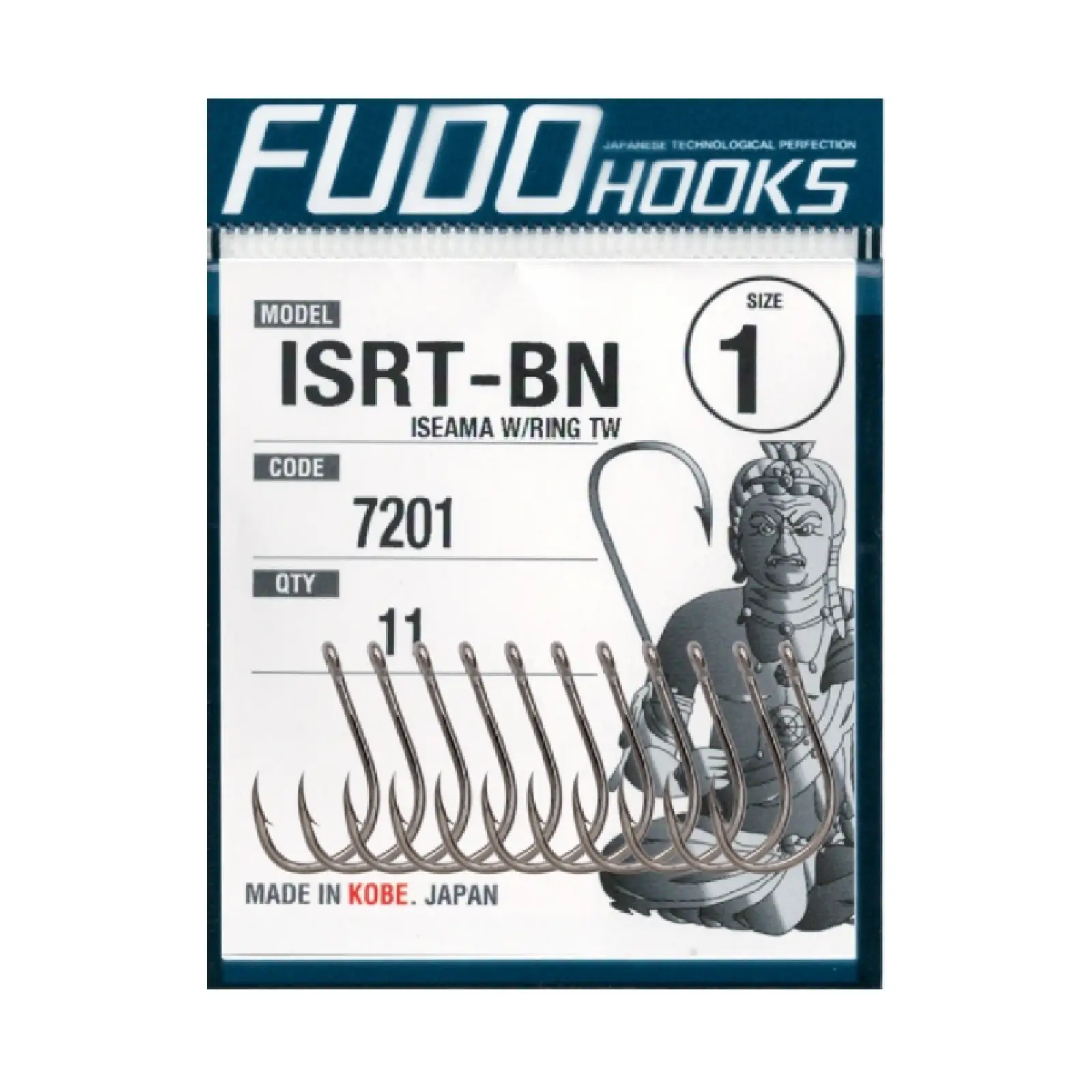 Cârlige Fudo Iseama With Ring TW BN-7201 Nr. 2 Black Nickel