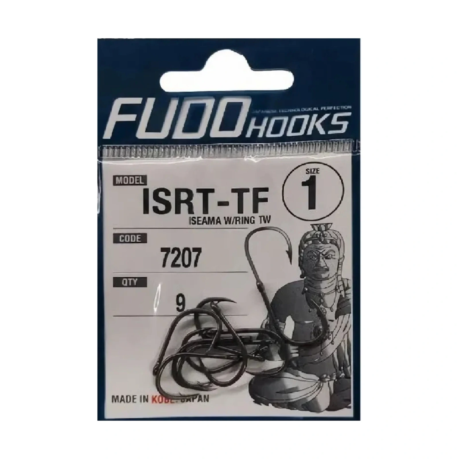 CÂRLIGE CRAP - Cârlige Fudo Iseama With Ring TW TF-7207 Nr.1 Teflonate