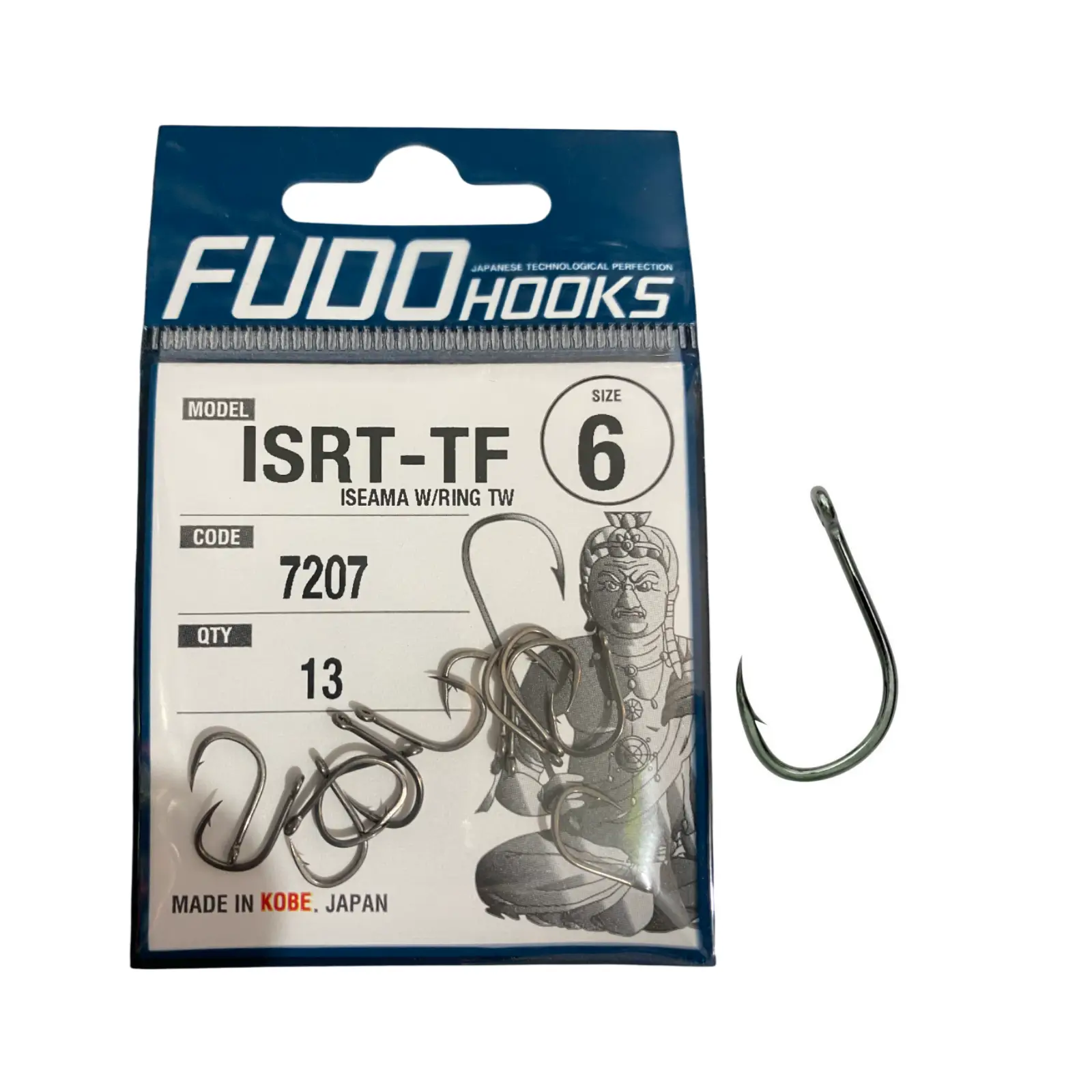 Cârlige crap - Cârlige Fudo Iseama With Ring TW TF-7207 nr. 6 13buc