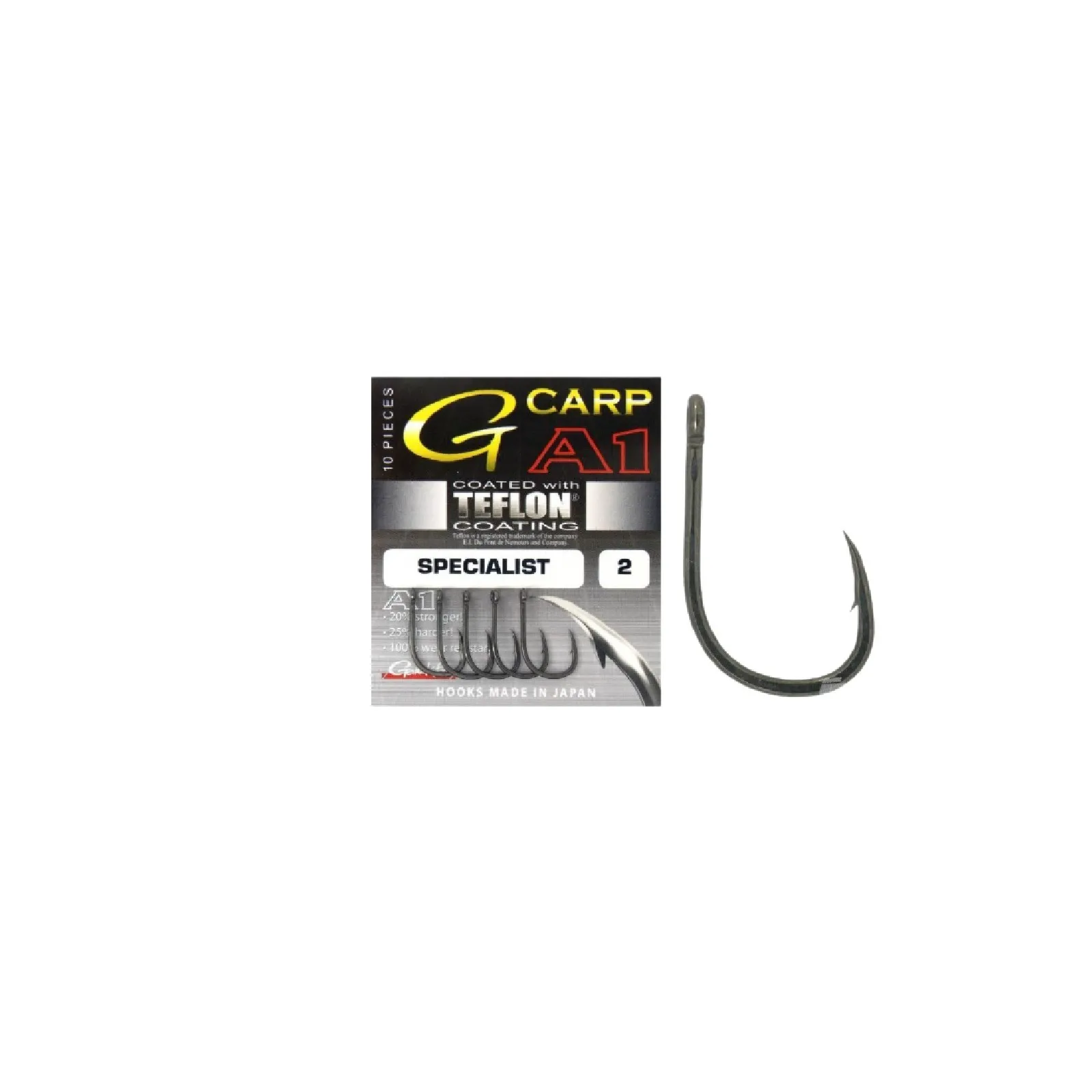 Carlige Gamakatsu A1 G-Carp PTFE Specialist Nr.8 – Finete si Precizie
