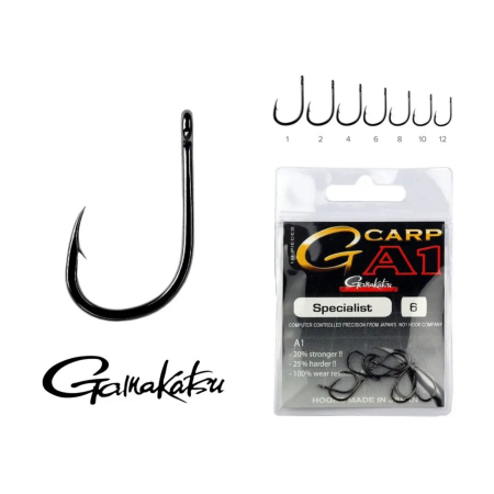 CÂRLIGE FEEDER & STAȚIONAR - Carlige Gamakatsu G-Carp A1 Specialist Nr.8