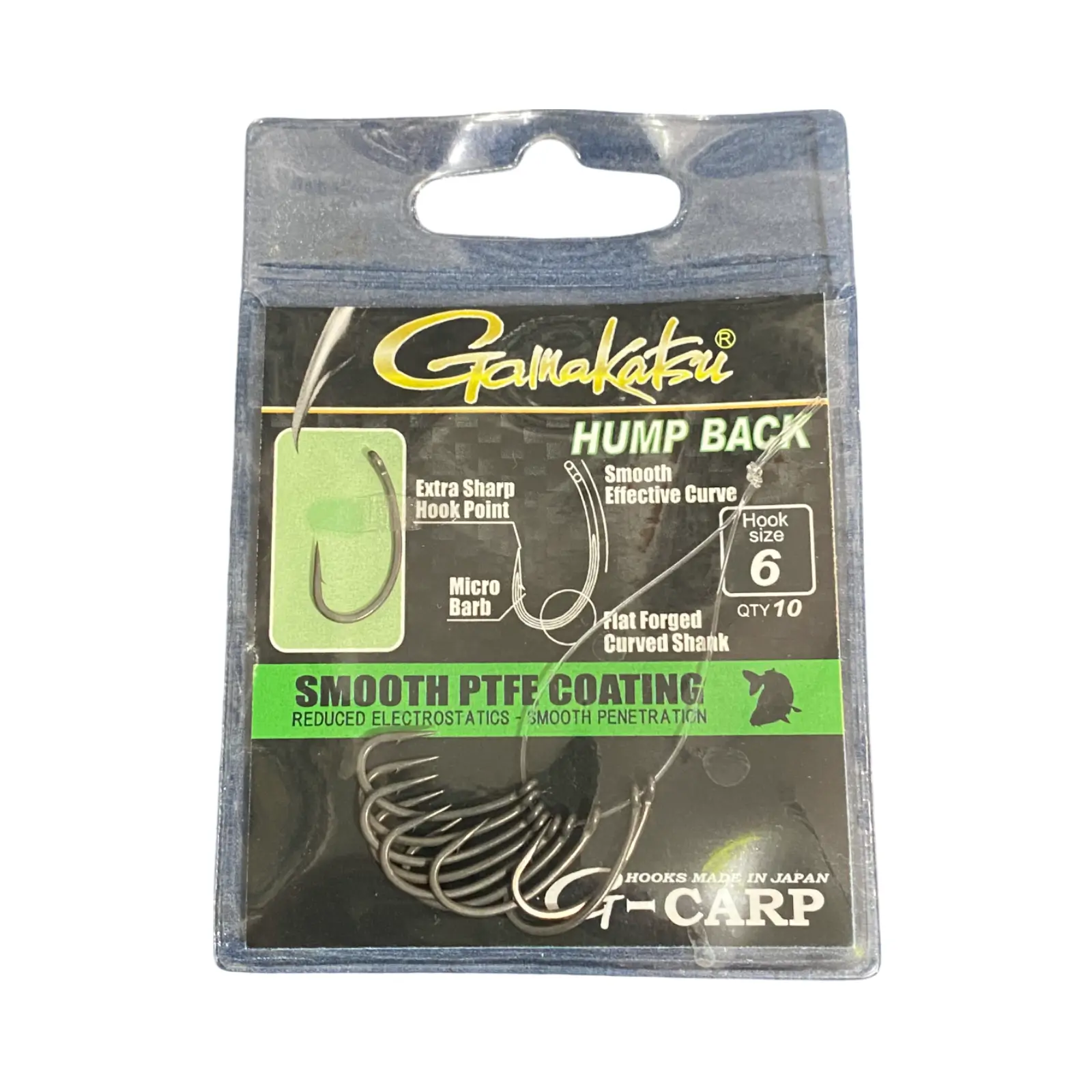 Carlige Gamakatsu G-Carp Hump Back Nr.6 – Cu Spin