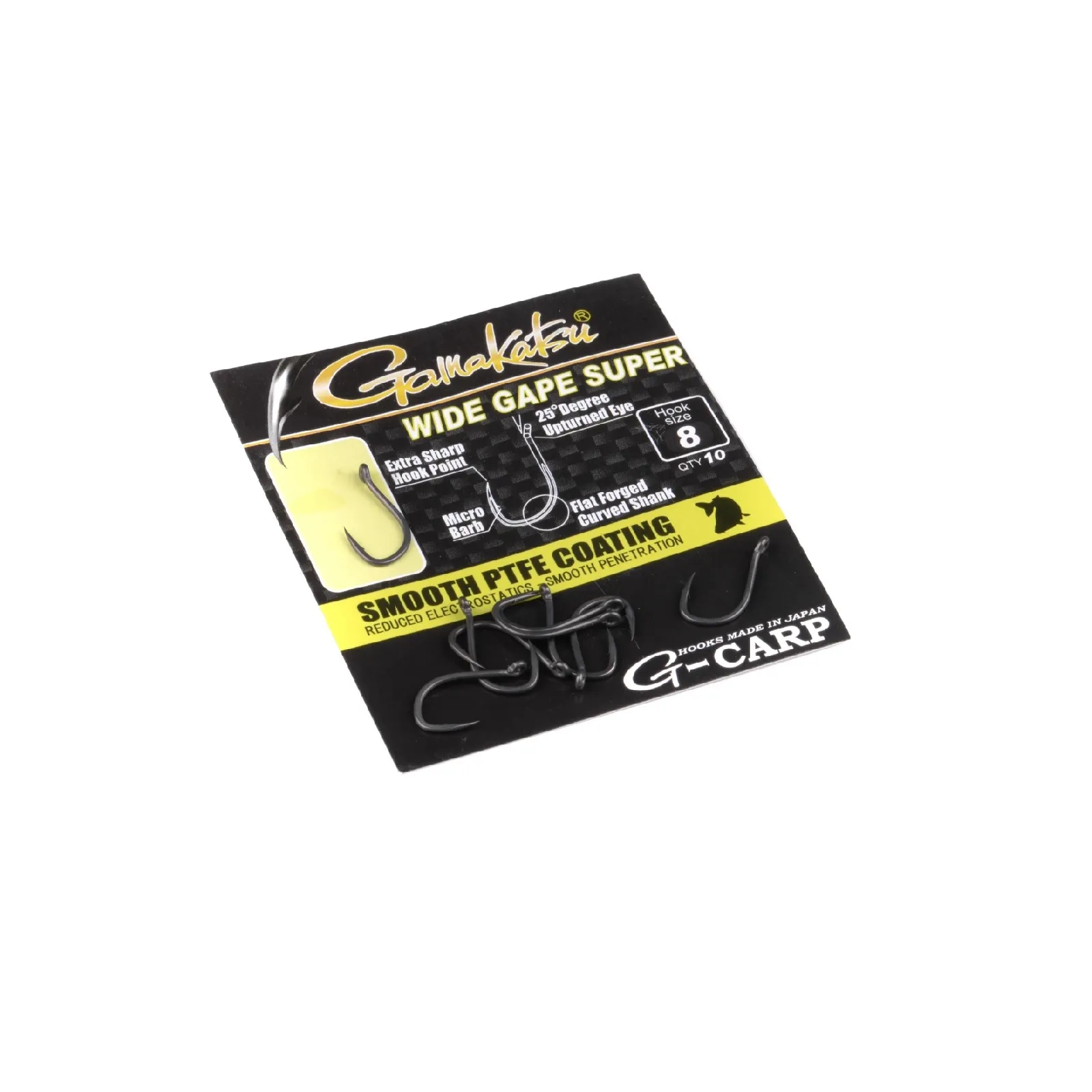 Carlige Gamakatsu G-Carp Wide Gape Super Nr. 8 – Precise si rezistente