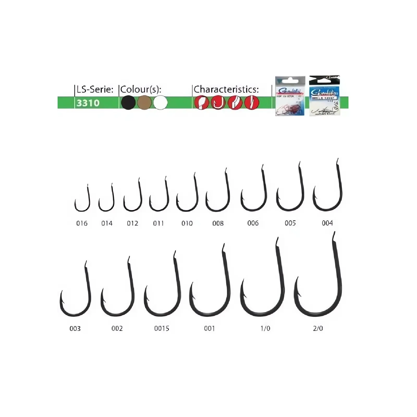 PESCUIT-STATIONAR-FEEDER - Carlige Gamakatsu LS-3310F Nr. 6 – 25buc