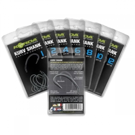 Carlige Crap - Carlige Korda Kurv Shank Nr.6, 10buc/plic