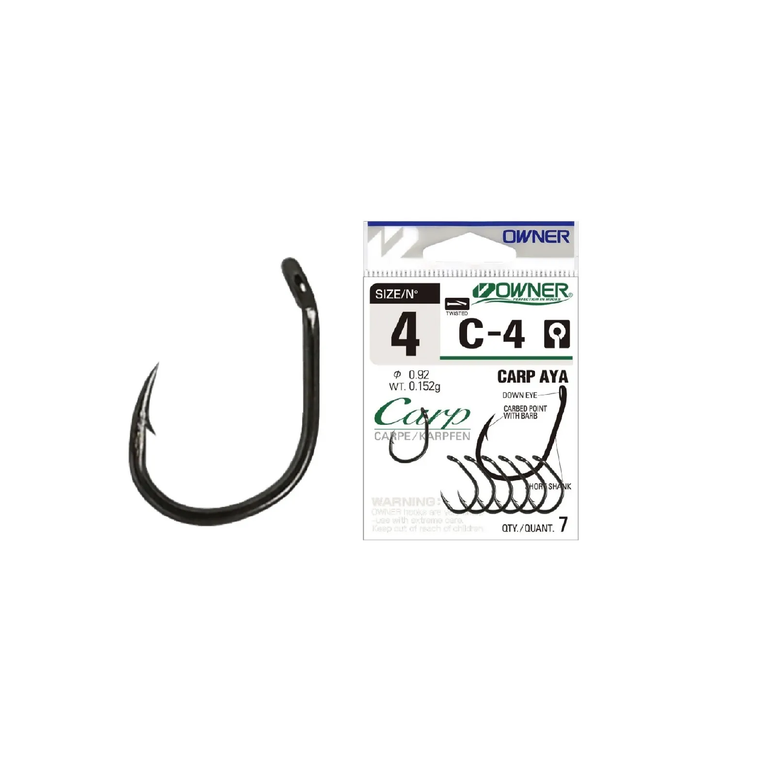 Carlige Crap - Carlige Owner C-4  Carp Aya NR.8