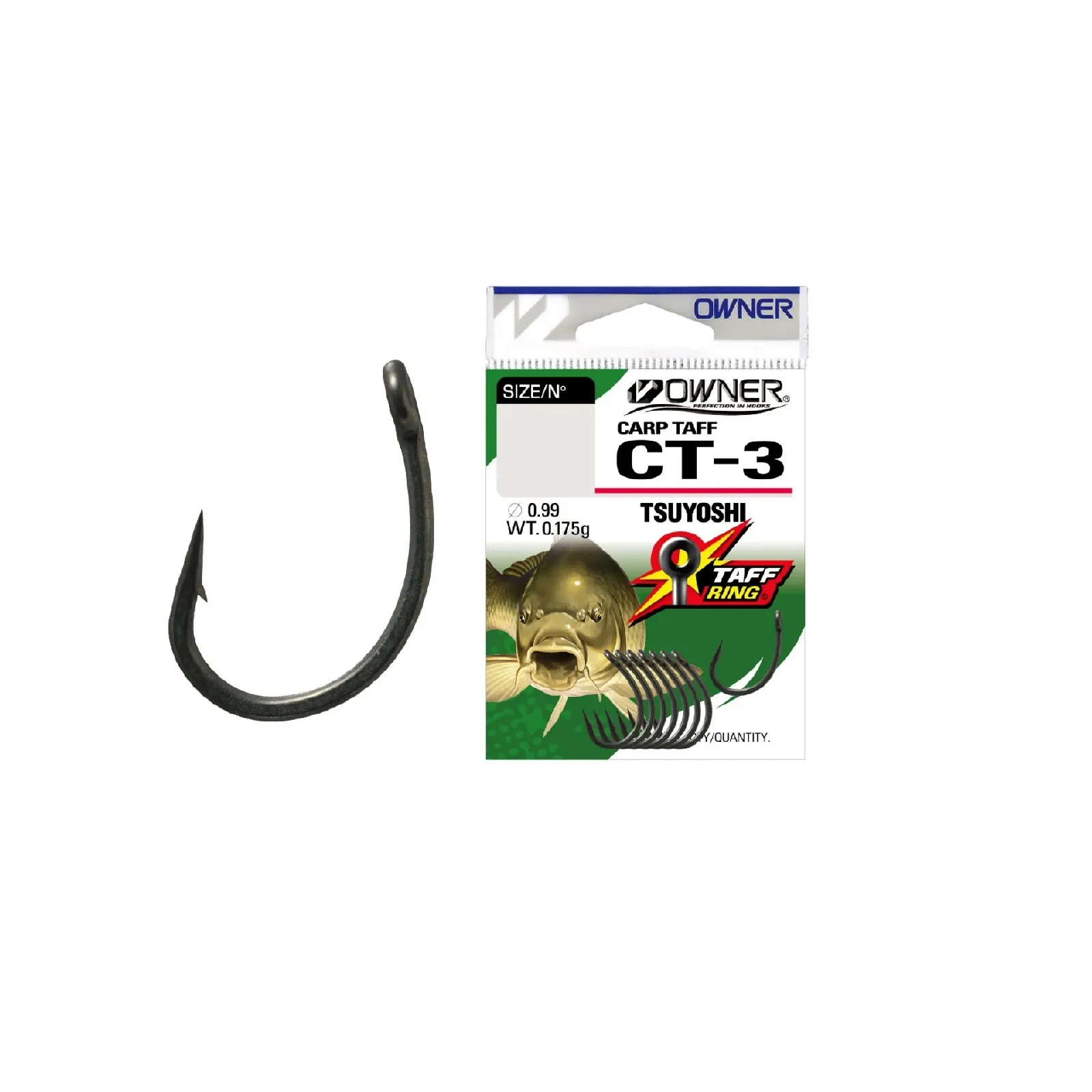 Carlige Crap - Cârlige Owner CT-3 Carp Tsuyoshy Nr.6 – Precizie și Fiabilitate la Crap