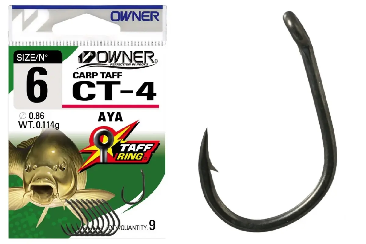 Carlige Owner CT-4 Carp Aya Nr.4 8buc/plic