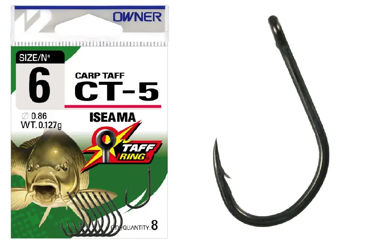 Carlige Owner CT-5 Carp Iseama Nr.8 9buc/plic