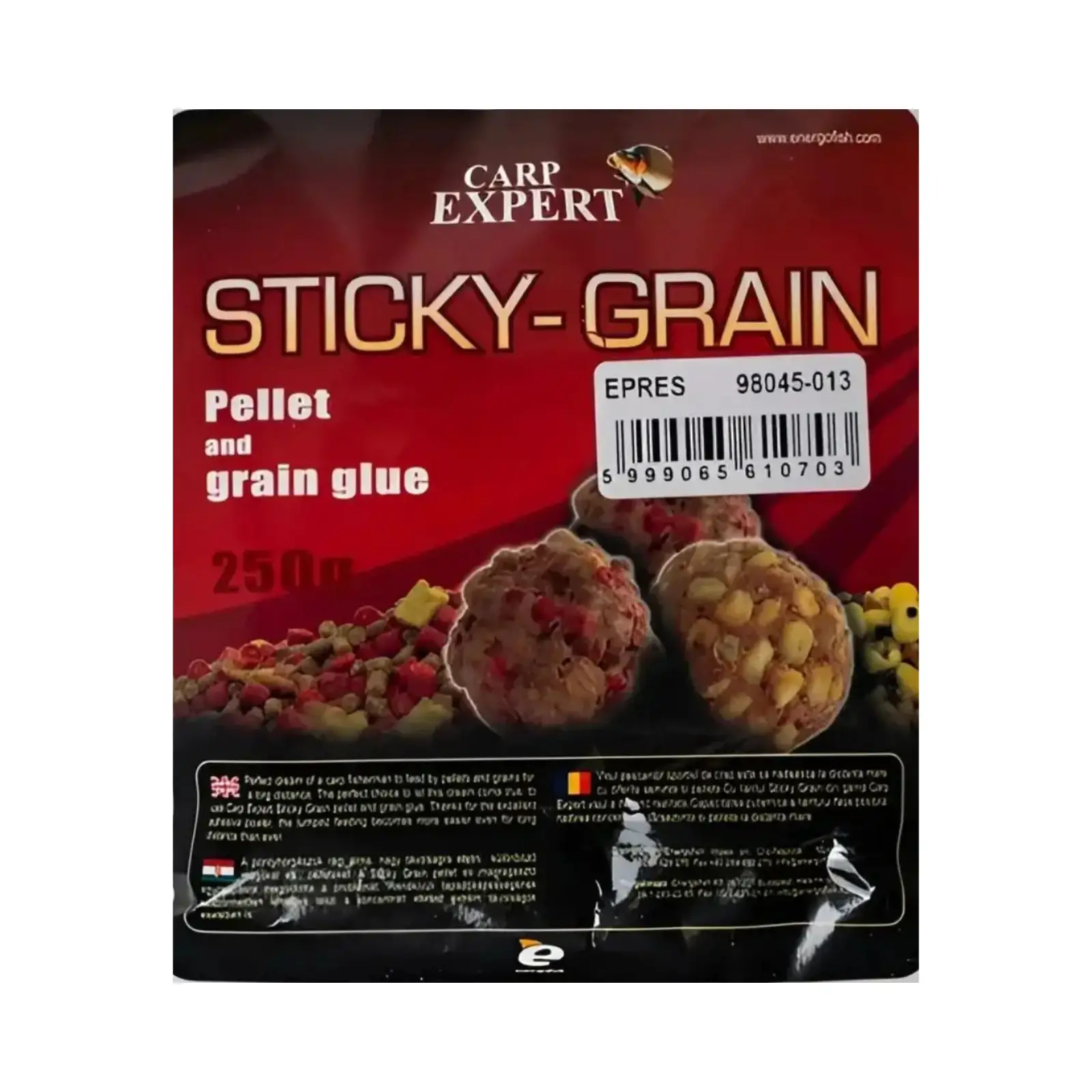 Colant Sticky Grain Căpșună Carp Expert 250g