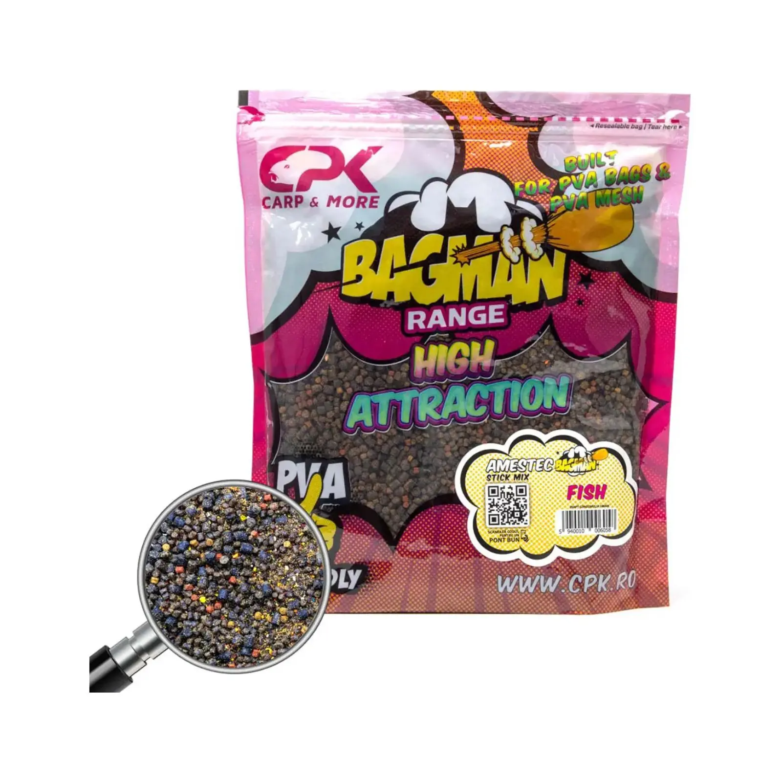 NADE-MOMELI - Bag Stick Mix CPK Fish Profil Atracție Intensă 800g