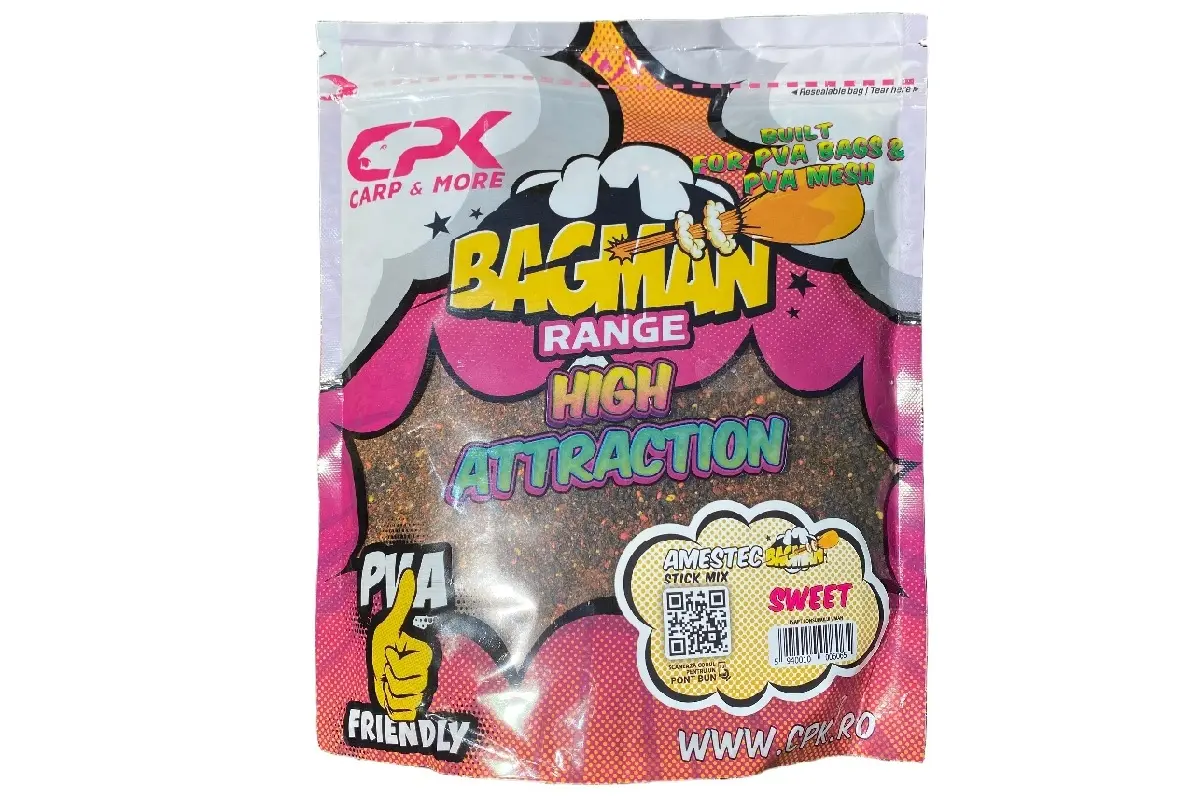 AMESTEC SĂCULEȚI SOLUBILI ȘI BAG - CPK Bag Stick Mix Man Sweet 800g