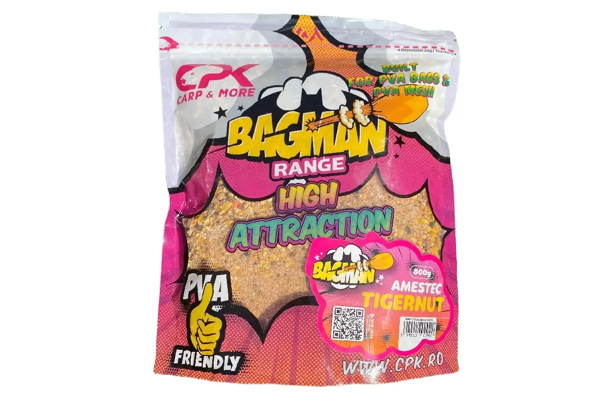 AMESTEC SĂCULEȚI SOLUBILI ȘI BAG - CPK Bag Stick Mix Tiger Nuts 800g