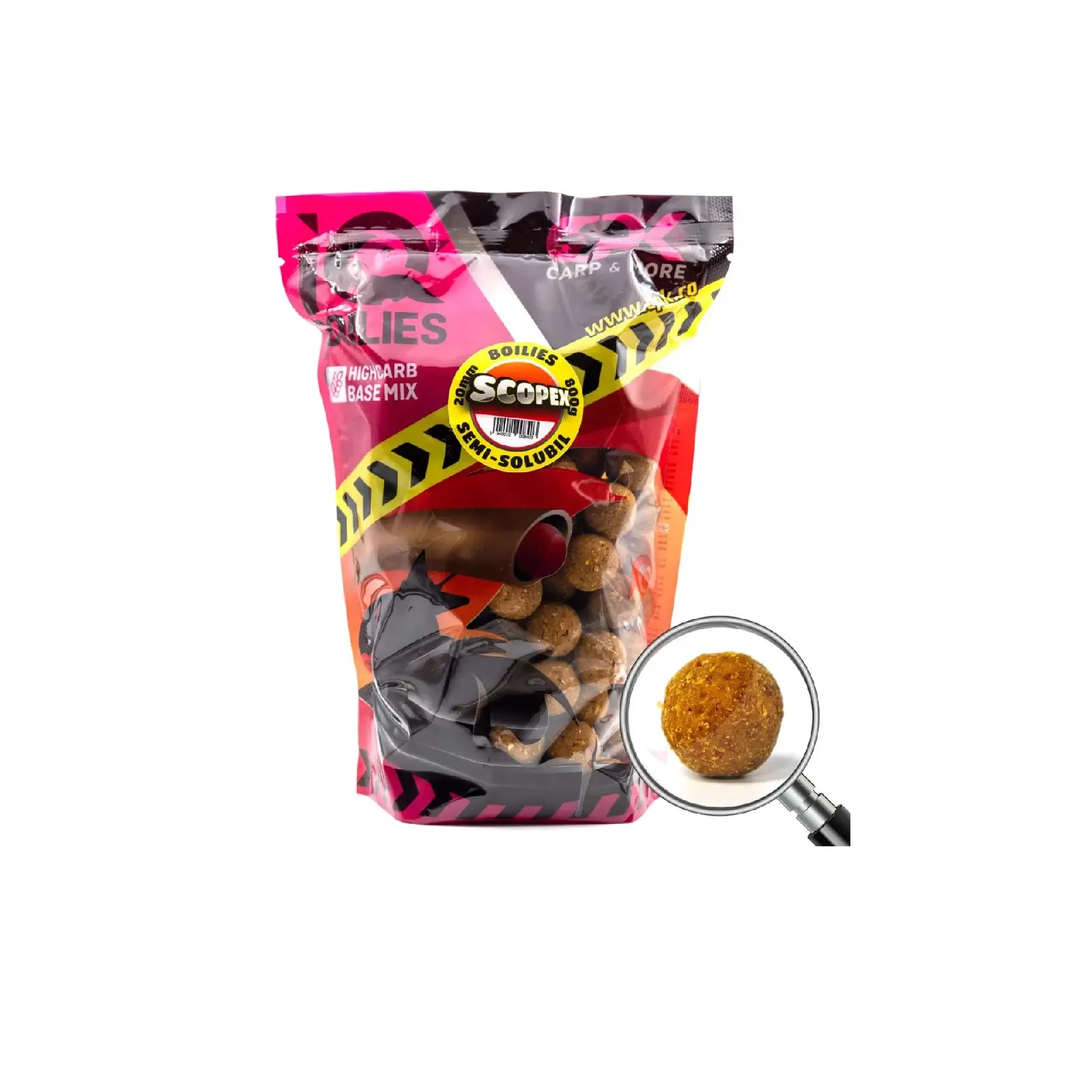 Boilies de Nadit - CPK IQ Boilies Semi-Solubil Scopex 20mm 800g