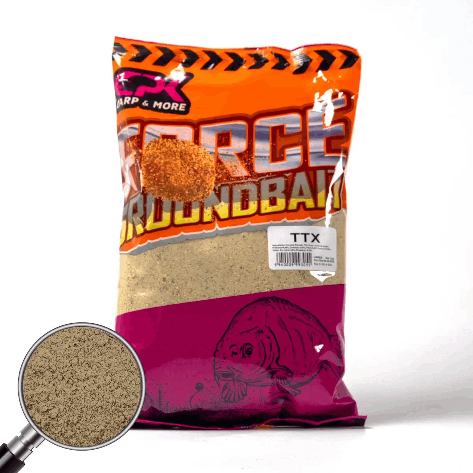 Nadă, Groundbait și Stick Mix - Nadă CPK Force TTX 1kg pentru pești pașnici